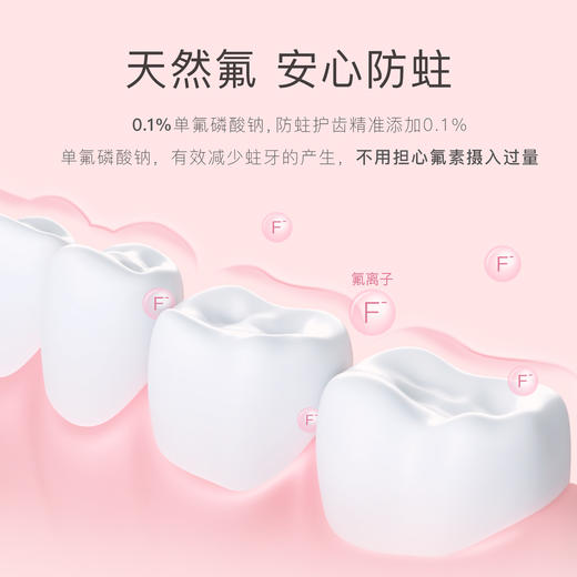 贝德美bodorme儿童健齿益生菌防蛀牙膏 安全精准含氟70g 买一送一 商品图1