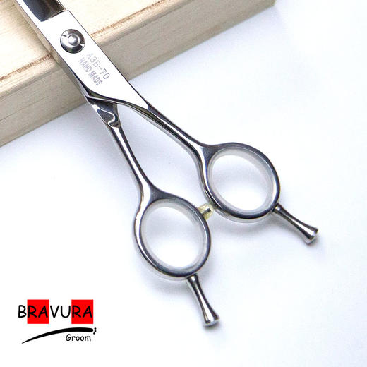 宠物弯剪A3B-70宠物美容剪刀意大利BravuraGroom狗狗专业剪毛打薄剪刀 商品图3
