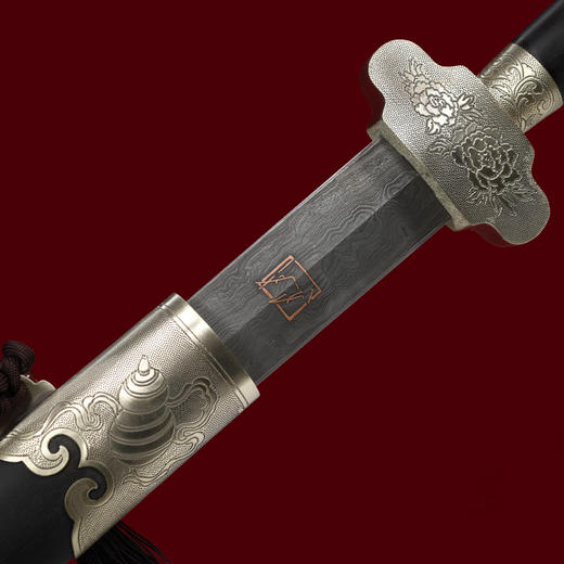 百福百寿剑 沈州作品 沈广隆剑铺 龙泉沈广隆宝剑手工剑收藏剑传统剑 sgl-2015 未开刃 商品图1