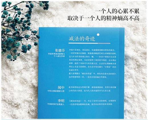 卢老师《减法的奇迹》书籍 心理学作家卢熠翎重磅新作 商品图4