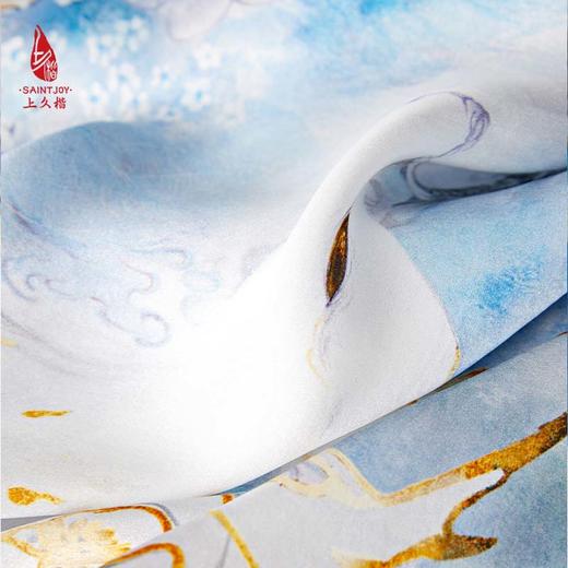 SAINTJOY/上久楷真丝披肩 女式真丝披肩  呦呦鹿鸣 PJS23001 商品图6
