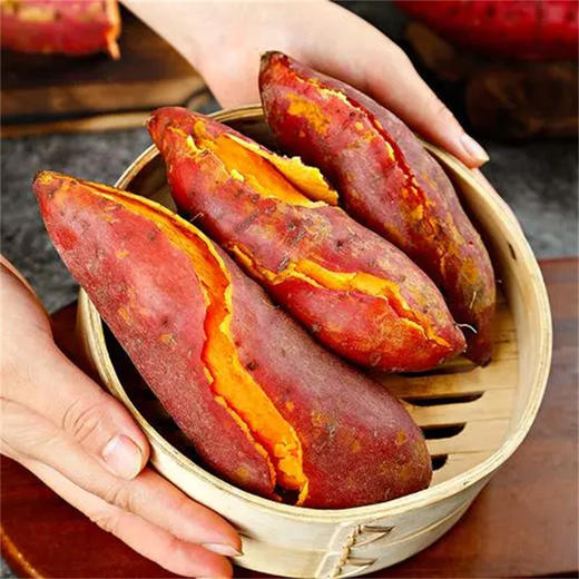 【粉糯香甜！新鲜红薯】皮薄肉嫩，香甜多汁，色泽鲜艳，口感细腻。沙地红薯新鲜健康 商品图0