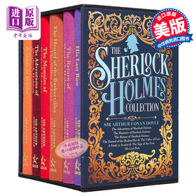 预售 【中商原版】福尔摩斯系列豪华6本精装套装 Arthur Conan Doyle 英文原版 The Sherlock Holmes Collection Deluxe 6 Book