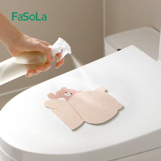 FaSoLa马桶除臭贴卡通毛毡马桶贴纸浴室防水香薰除异味座便器装饰贴 商品图6