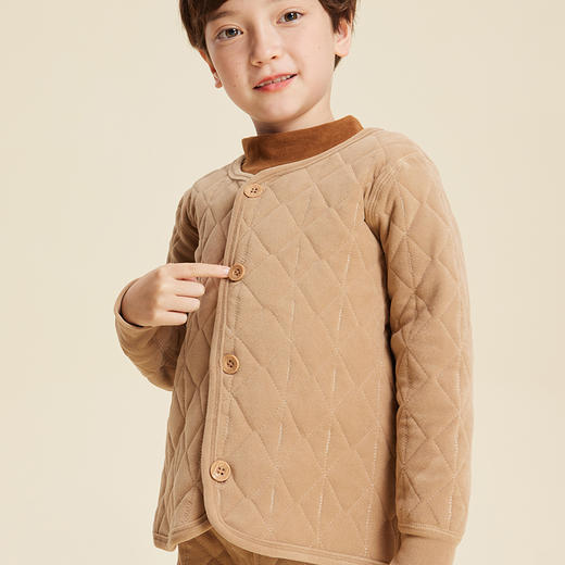 【加厚蚕丝羊绒保暖上衣】蚕丝羊绒夹层，温暖过冬，可外穿设计 商品图2