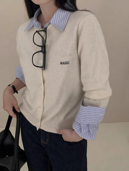 羊绒m开衫 商品图4