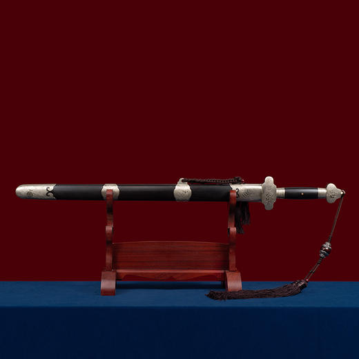 百福百寿剑 沈州作品 沈广隆剑铺 龙泉沈广隆宝剑手工剑收藏剑传统剑 sgl-2015 未开刃 商品图4