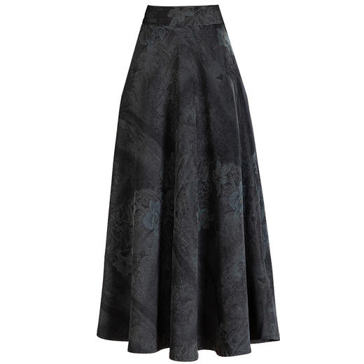 KQL 422H1281花色半身裙修身显瘦裙 商品图4