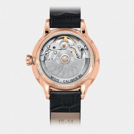 美度 MIDO 花淅系列绽放款长动能女士腕表-暖阳金 M043.236.36.101.00 商品图1