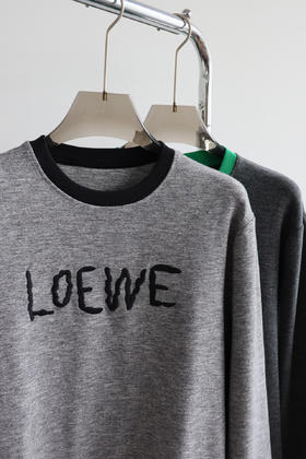 断码特清 L0W 小萝 双面罗马布 刺绣圆领卫衣 WY738