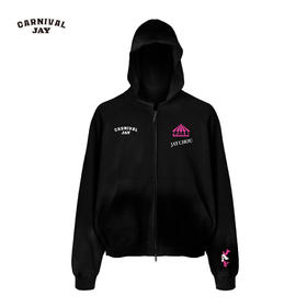 周杰伦嘉年华演唱会连帽拉鍊外套