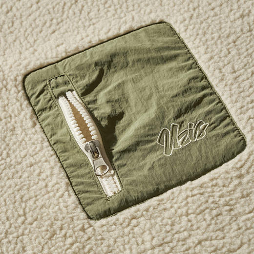 有志者UZIS运动外套男休闲宽松潮流撞色秋冬保暖拉链外套上衣暖阳 商品图4