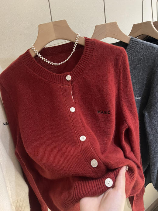 羊绒m开衫 商品图8