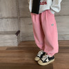 【出色休闲风格，更加自由舒适！】艾摩贝贝童裤男女童休闲韩版束脚收口长裤子儿童复合加厚运动卫裤lm 商品缩略图7