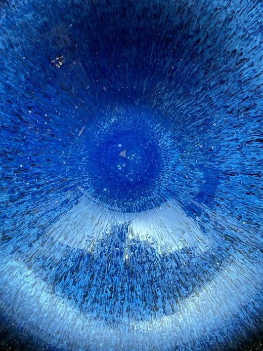 蓝曜变兔毫斑天目盏与黑白刻花盏托，顺丰包邮 商品图8