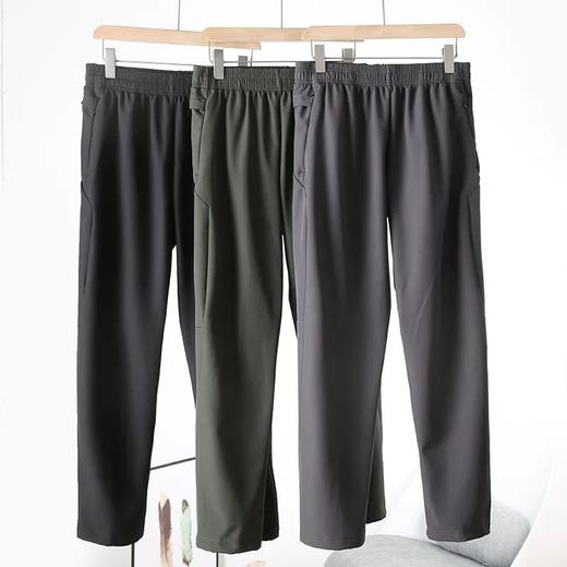 鸟家同款加绒加厚玉米格绒复合软壳小直筒休闲裤 商品图0