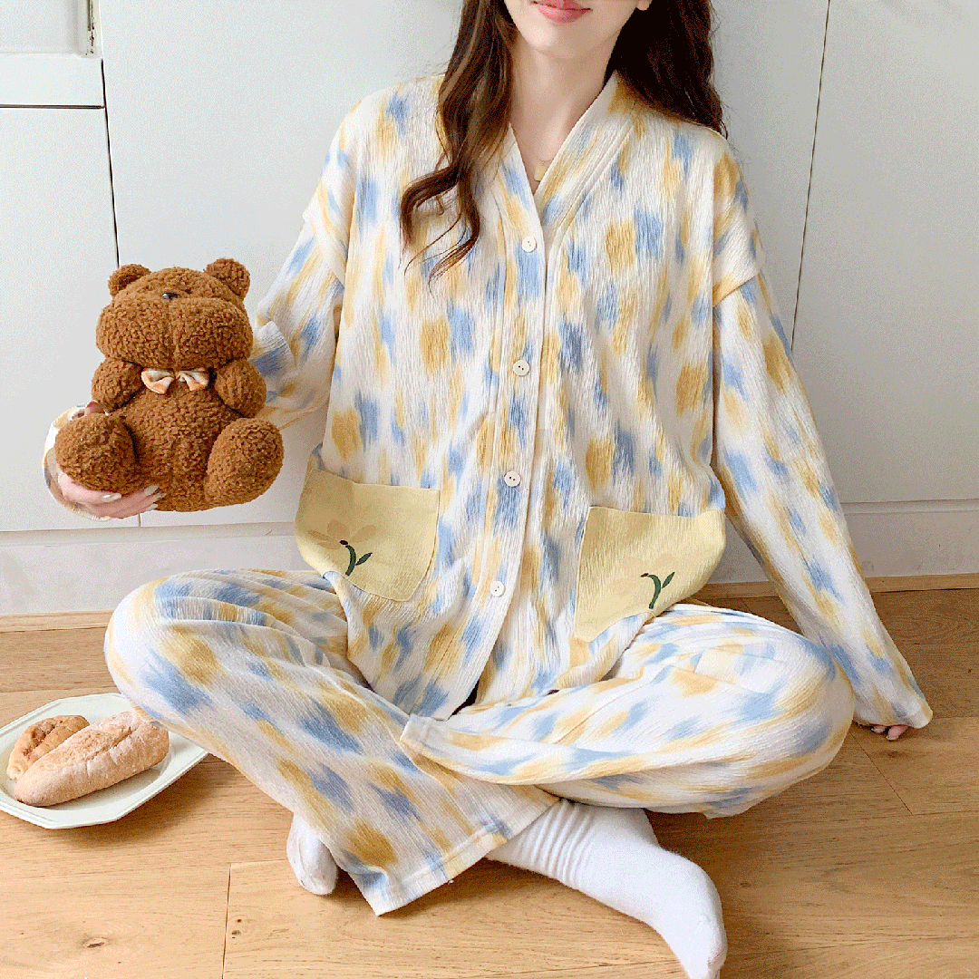 俘获全网女生的“秋日氛围感家居服”！¥69一套，穿在身上不想脱！