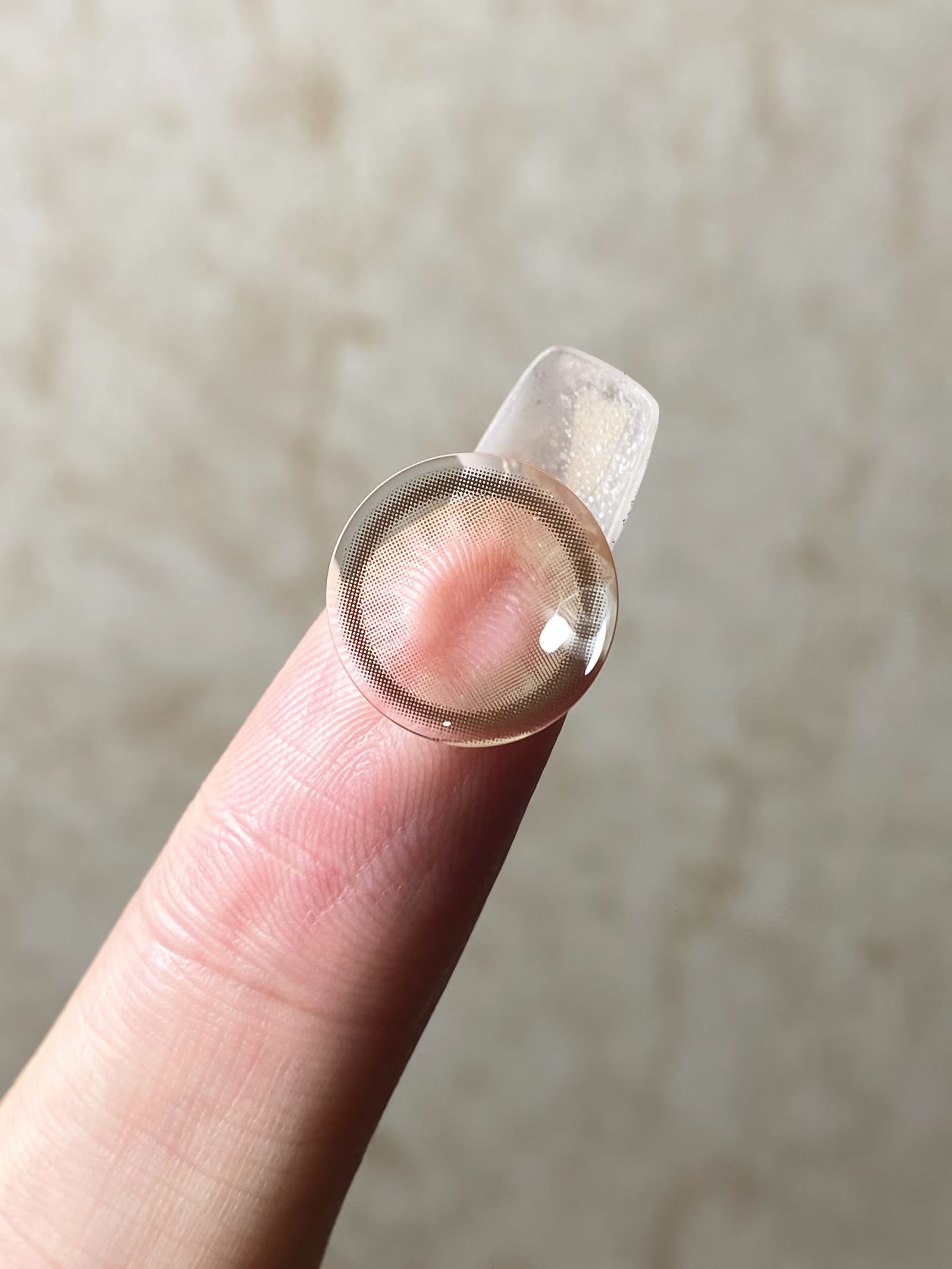 YUKICON 日抛/年抛双版本隐形眼镜 冷杏棕 14.2mm 日抛1盒/10片 年抛1副/2片 日抛左右度数不同需两盒-VVCON美瞳商城9