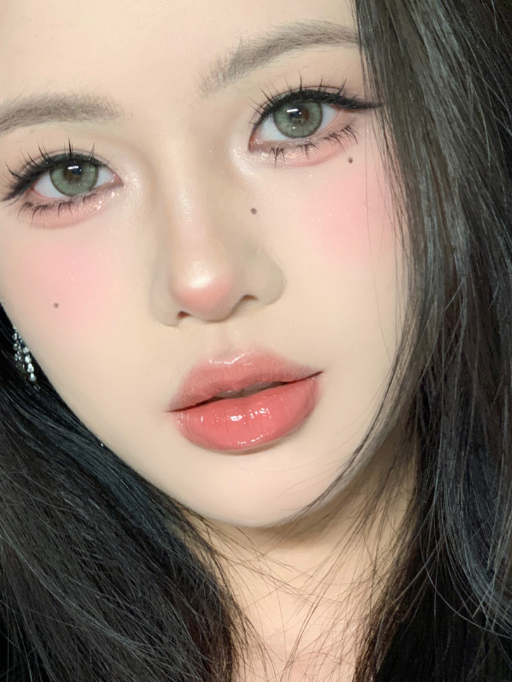 YUKICON 年抛隐形眼镜 丝绒橄榄 14.0mm 1副/2片 左右度数可不同-VVCON美瞳商城17