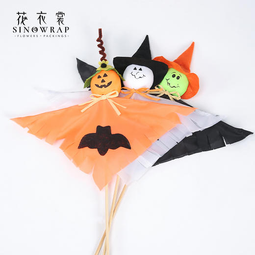 万圣节女巫稻草人（5个/包） 商品图3