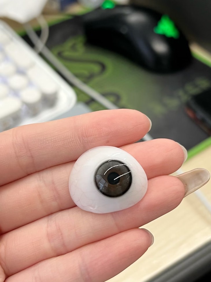 YUKICON 日抛/年抛双版本隐形眼镜 晶沙灰 14.2mm 日抛1盒/10片 年抛1副/2片 日抛左右度数不同需两盒-VVCON美瞳商城5