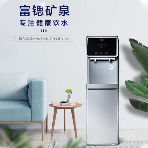 海尔（Haier）商用净水器HLZR75A-2L 富锶矿泉水RO反渗透饮水机 温热型商务净饮一体直饮机（厂） 商品图1