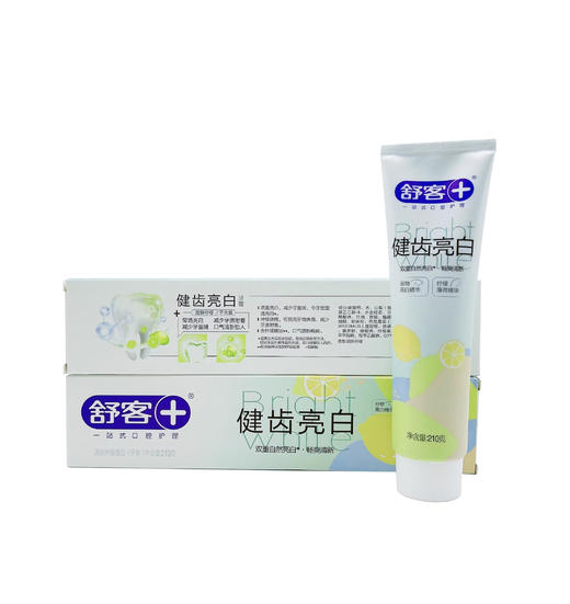 舒客亮齿白(清新柠檬)210g（15011518） 商品图3
