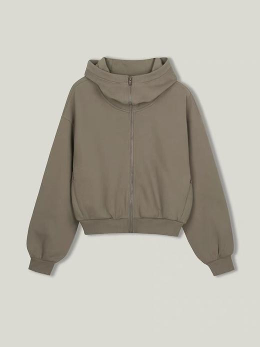 1F【RESIMPLE】2023新款oversize开衫拉链卫衣高级感女装短裤卫衣1510 商品图0