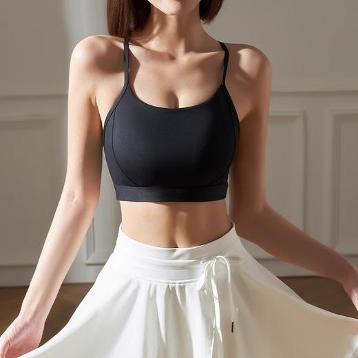 跃牌【瑜见伽人系列】交叉美背防震速干遮副乳跑步运动内衣 YX1106（不可拆卸胸垫） 商品图0