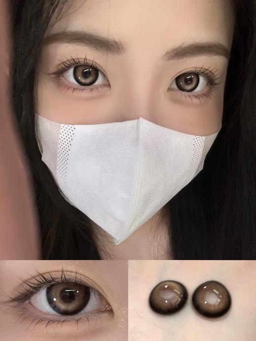 E-lensstyle半年抛 虚拟人类棕/灰 14.5mm 非离子 有同款日抛 商品图5