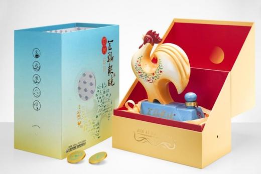 【洋河工艺生肖酒】金鸡报晓  68°/660ml 商品图3