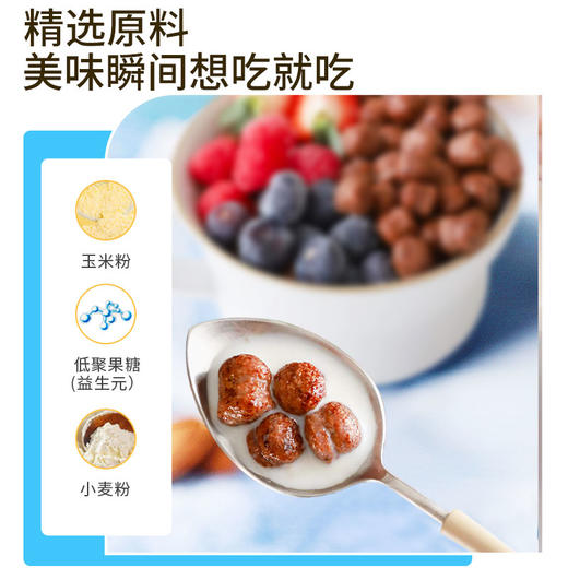 【甄选】瑞谷粒益生元可可蜜球非油炸益生元酸奶早餐谷物可可豆 商品图3