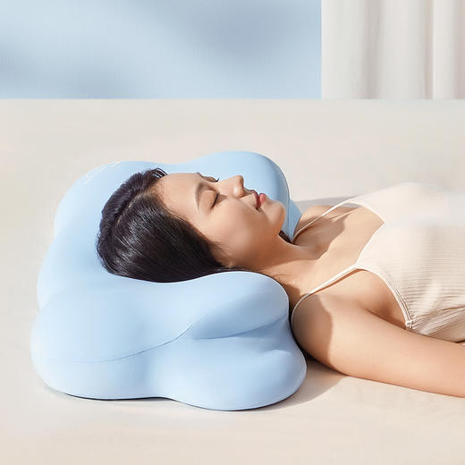 时光存折 云朵枕护颈分区侧睡柔软芯枕头记忆棉 商品图0