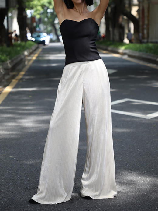 CG｜New York wide pants [风琴褶阔腿裤] 商品图3