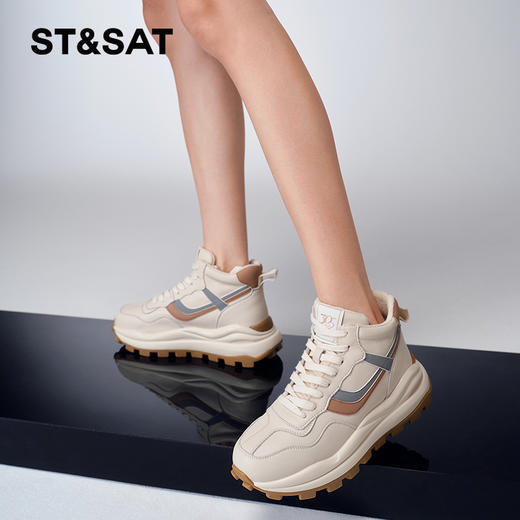 星期六加绒运动高厚底鞋阿甘鞋板鞋SS34118486 商品图9