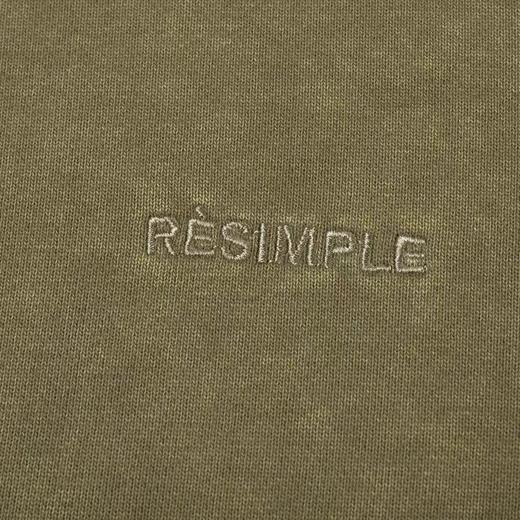 1F【RESIMPLE】简单点2023新款oversize连帽情侣装卫衣高级感卫衣 商品图2