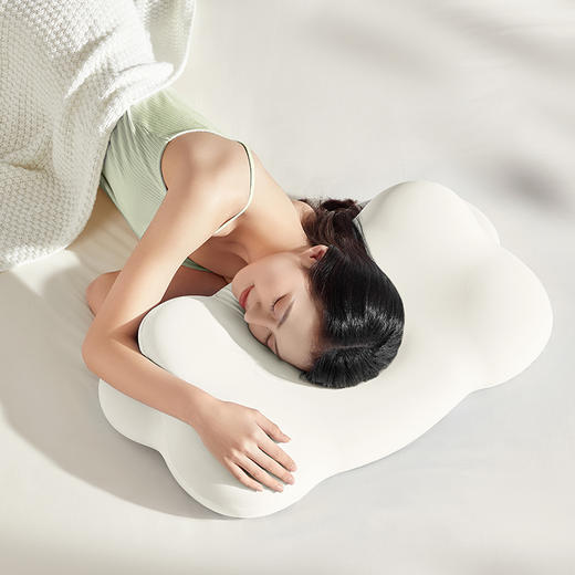 时光存折 云朵枕护颈分区侧睡柔软芯枕头记忆棉 商品图2