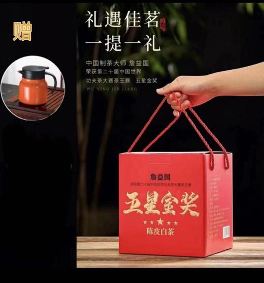 五星金奖陈皮白茶买一送一【礼盒装】 商品图0