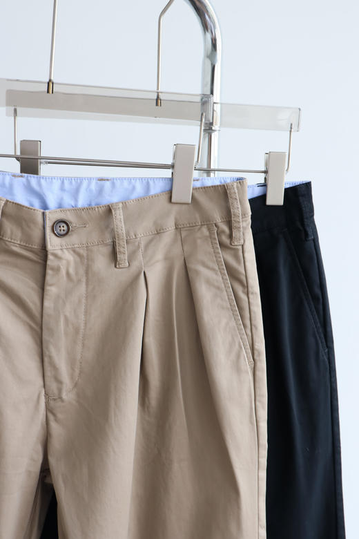 be@ms house 复古cityboy阔腿锥形纱卡裤2色 XXK154 商品图5