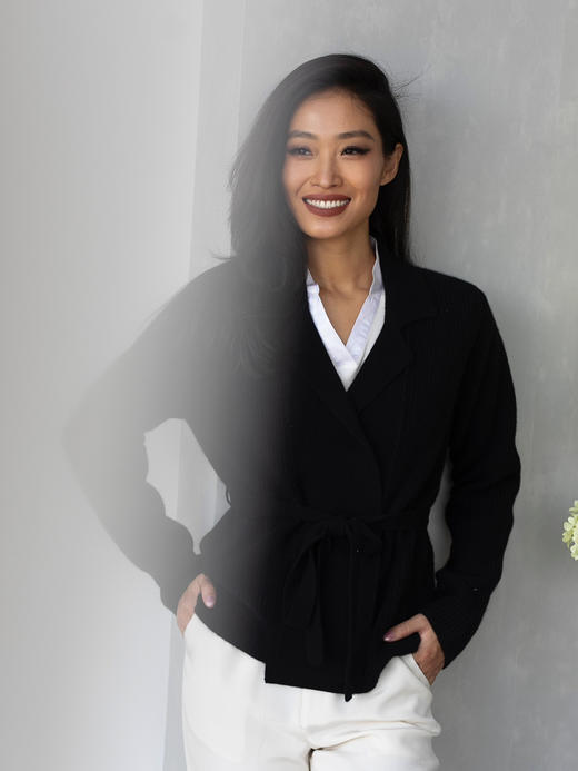 CG｜Short Vera Cashmere Cardigan [翻领羊绒短开衫] 商品图6