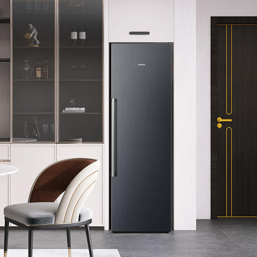 西门子/冰箱/GS36NAX33C/242升单门变频大容量冷冻原装进口冰箱家用  灵敏控温 风冷无霜 精细分储 旋转制冰盒 商品图5