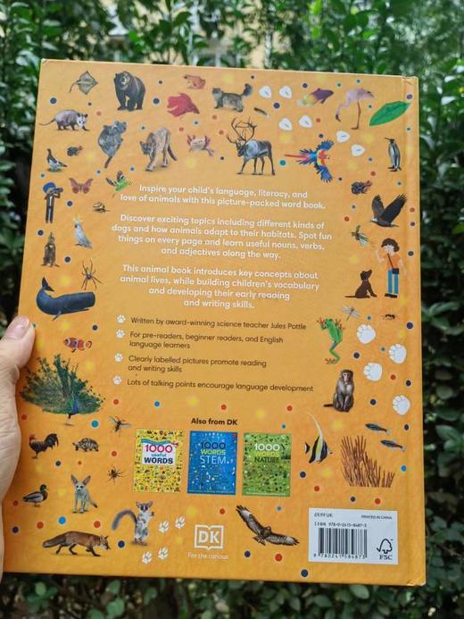 💥正版爆款入手！！《DK.1000Animal Words》原版英文引进DK热门好书！！还支持小蝌蚪小达人点读👍😍超精美插图+DK智慧树排版 商品图1