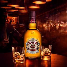 芝华士12年苏格兰威士忌350ml/011509  五大风味经典调和