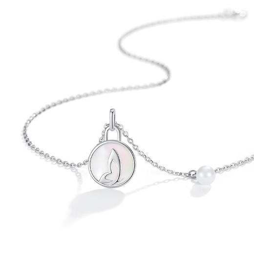 Winy925纯银白昼精灵蝴蝶项链送女友闺蜜节日生日礼物 商品图0