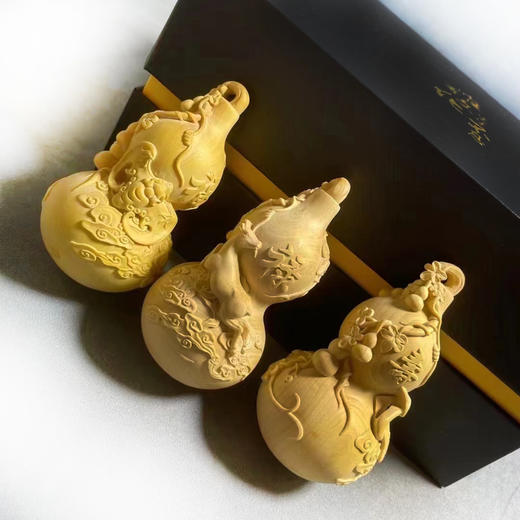福禄寿葫芦挂件°黄杨（款式随机） 商品图0