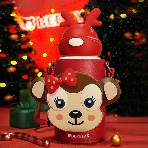 【品牌直发】【特价】杯具熊儿童保温杯新年礼物 316不锈钢内胆 保温保冷 保温壶 商品图2