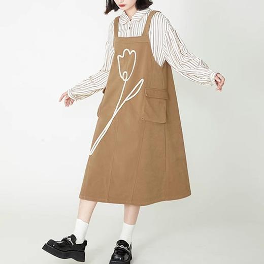 裁缝学苑AX122毛呢背带裙纸样女装高腰中长款无袖连衣裙样板裁剪 商品图1