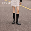 Dfuse迪芙斯2023冬季新款圆头骑士靴弹力瘦瘦长筒高靴DF34117163 商品缩略图7