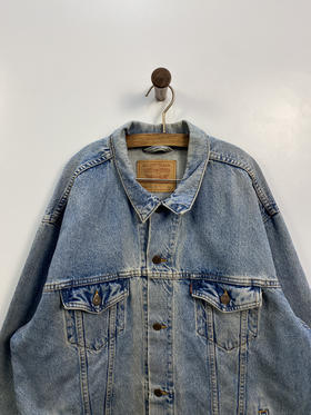 90年代 Vintage Levi’s 李维斯 美国制 牛仔外套  休闲外套 _CJK(2XL)