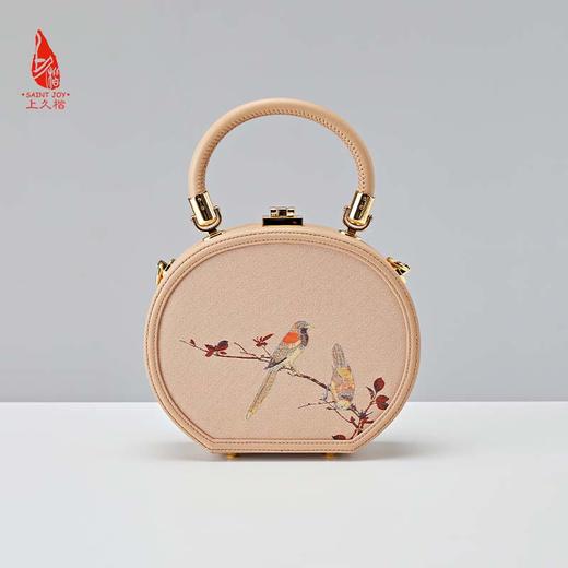 SAINTJOY/上久楷 宋锦女式拎包   鹊上枝头 BWS23A0402 商品图10